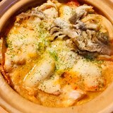 鍋の素●豆乳＆チーズの鶏キムチ鍋